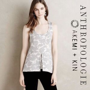 Anthropologie AKEMI + KIN Sleeveless Peplum Top